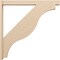 Ekena Millwork 5 1/2-in W x 48-in D x 48-in H Funston Block Rough Cedar Woodgrain TimberThane Outlooker, Primed Tan OUTUR055X48X48FST44RCPR - alternate 2